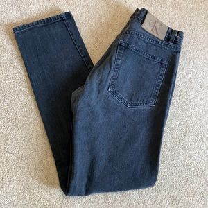 Vintage Calvin Klein black button up jeans